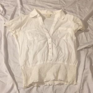 White Button Up Blouse